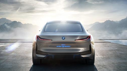 Bild des Hecks des neuen BMW i Vision Dynamics
