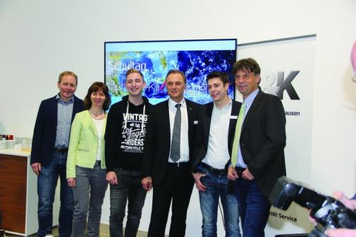 Bild der Teilnehmer des Schüler-Klimagipfels bei B&K Bad Oeynhausen