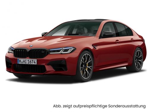 BMW M5 Competition in Rot - Frontansicht