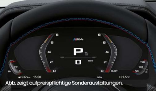 Live Cockpit im BMW M4