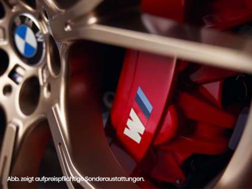 BMW M Logo auf der Sportbremsanlage