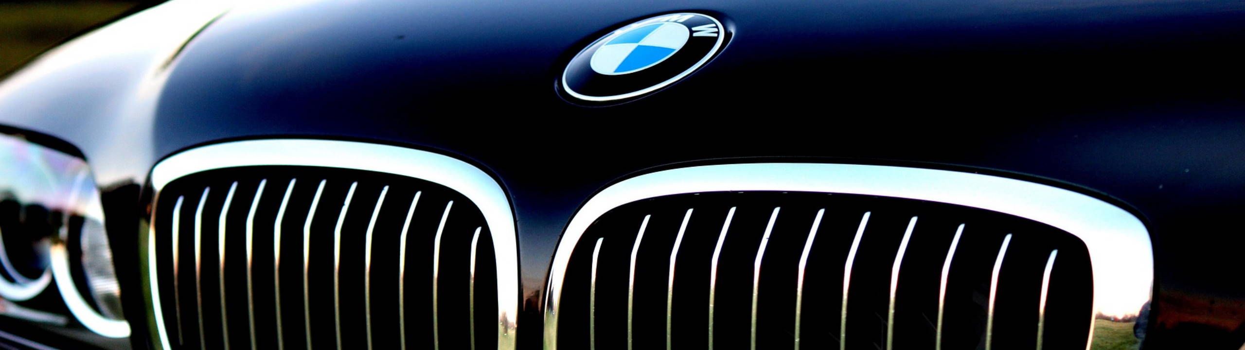 BMW Logo auf Motorhaube